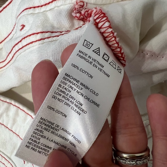 Urban Outfitters White Denim Button Down Midi Skirt - Picture 6 of 7